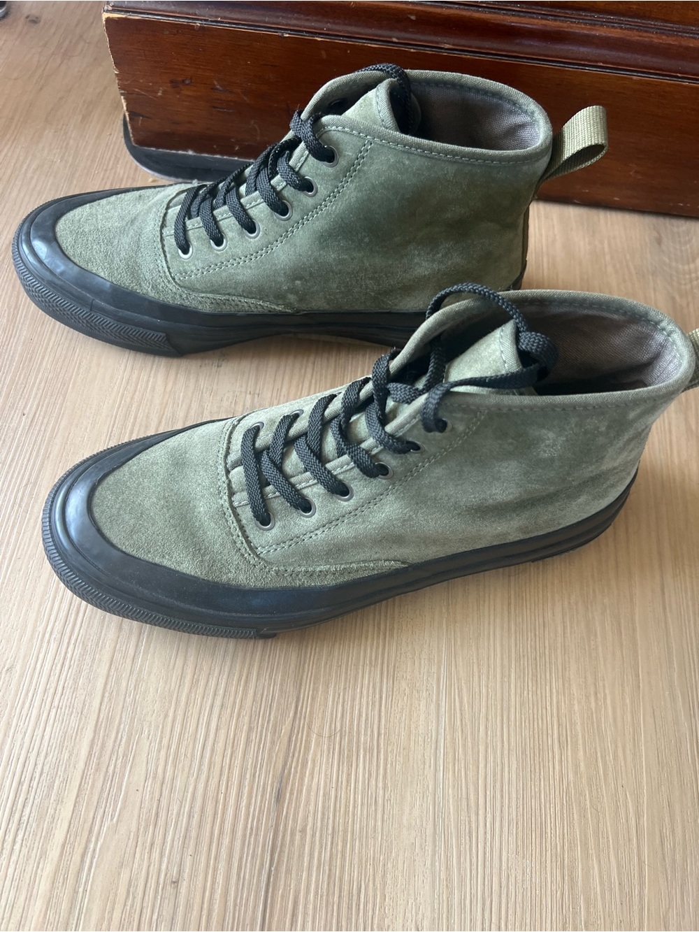 SeaVees Mariners Ankle Boots in Green • 8.5 - Picture 4 of 9